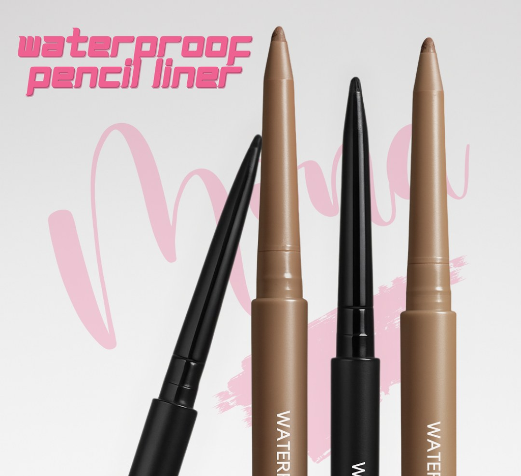 Bút Chì Kẻ Mắt Mona Waterproof Pencil Liner Mảnh, Lâu Trôi Chống Nước