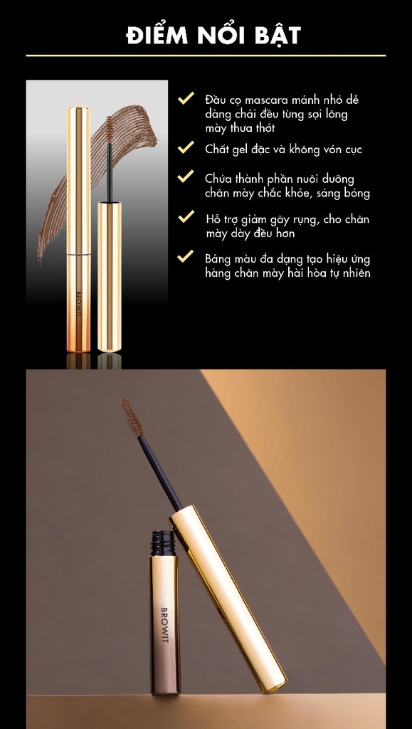 Mascara Lông Mày Browit By Nongchat Setting Eyebrow Mascara