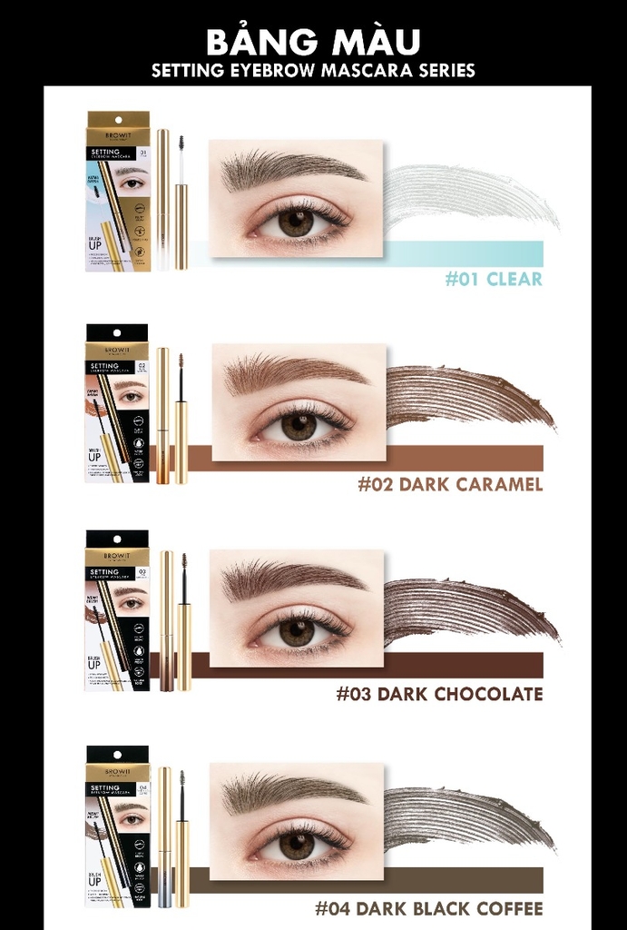 Mascara Lông Mày Browit By Nongchat Setting Eyebrow Mascara