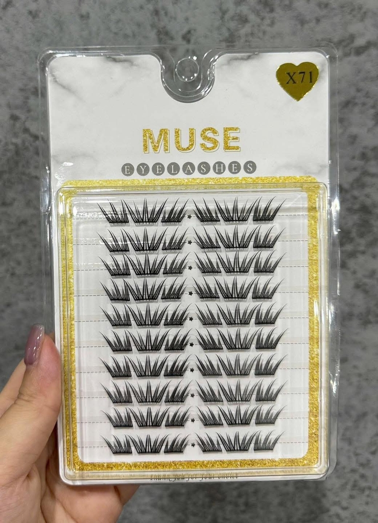 Lông Mi Giả Tách Sợi Mi Chùm Muse
