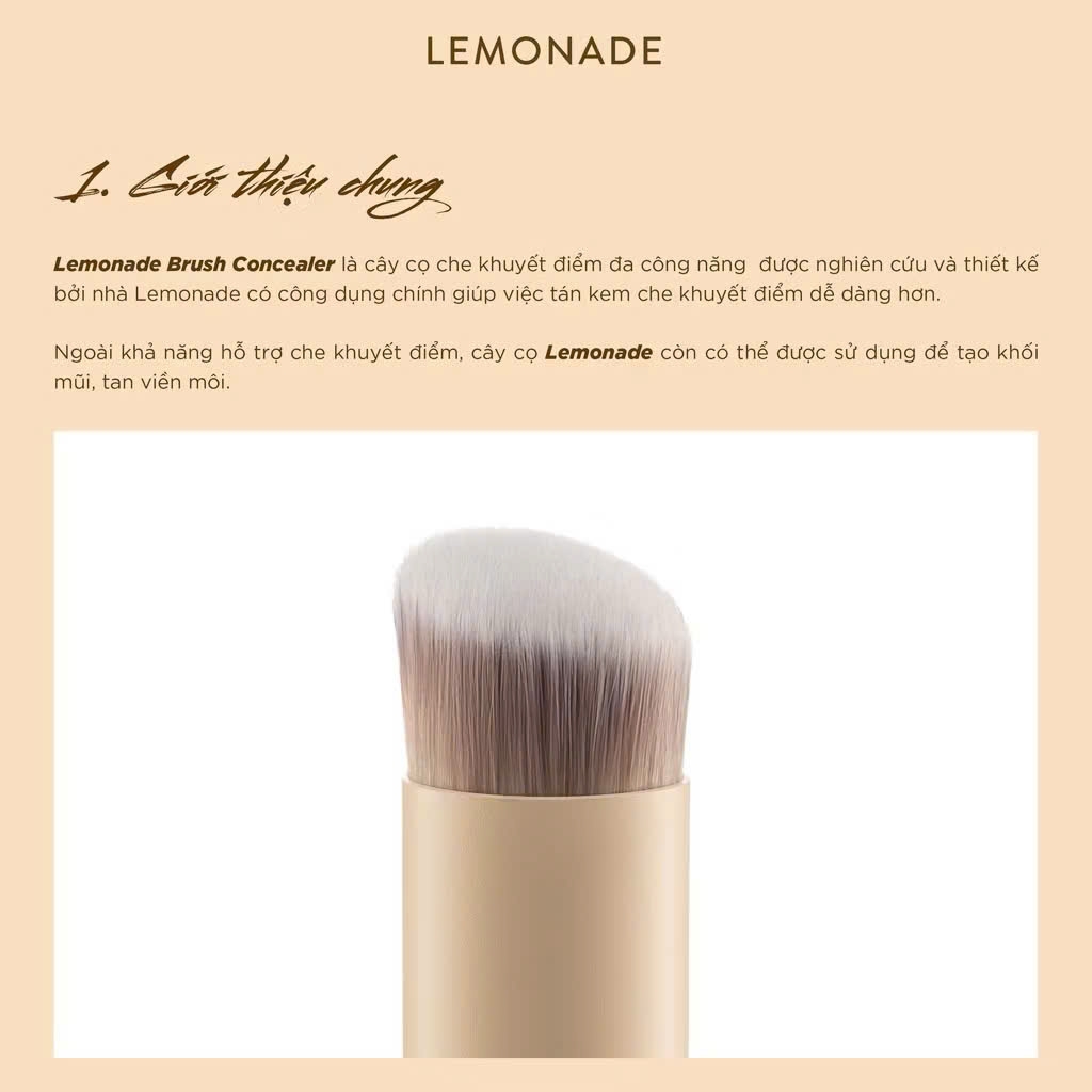 Cọ Che Khuyết điểm LEMONADE Concealer Brush 10g