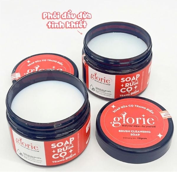 Sáp Rửa Cọ Trang Điểm Glorie Brushes Cleaning Soap