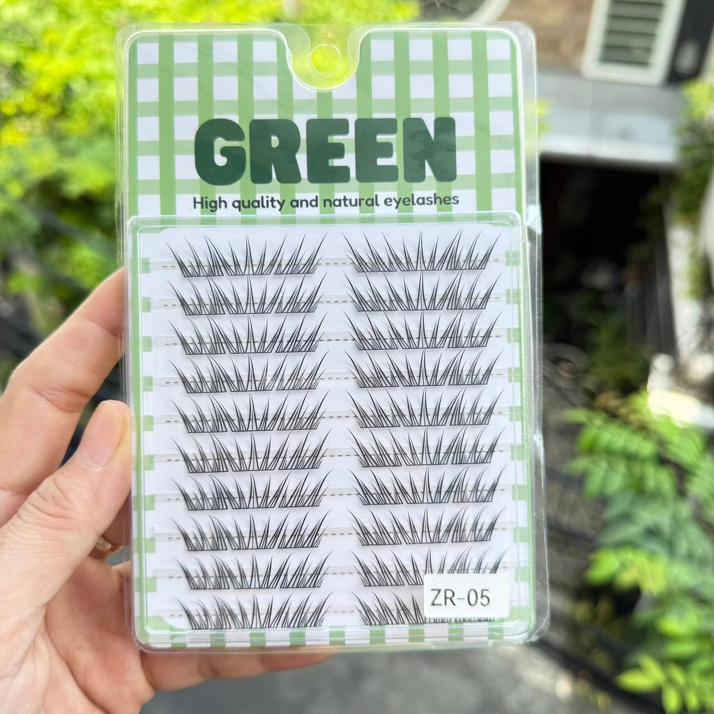 Lông Mi Giả Mi Chùm Chùm Green