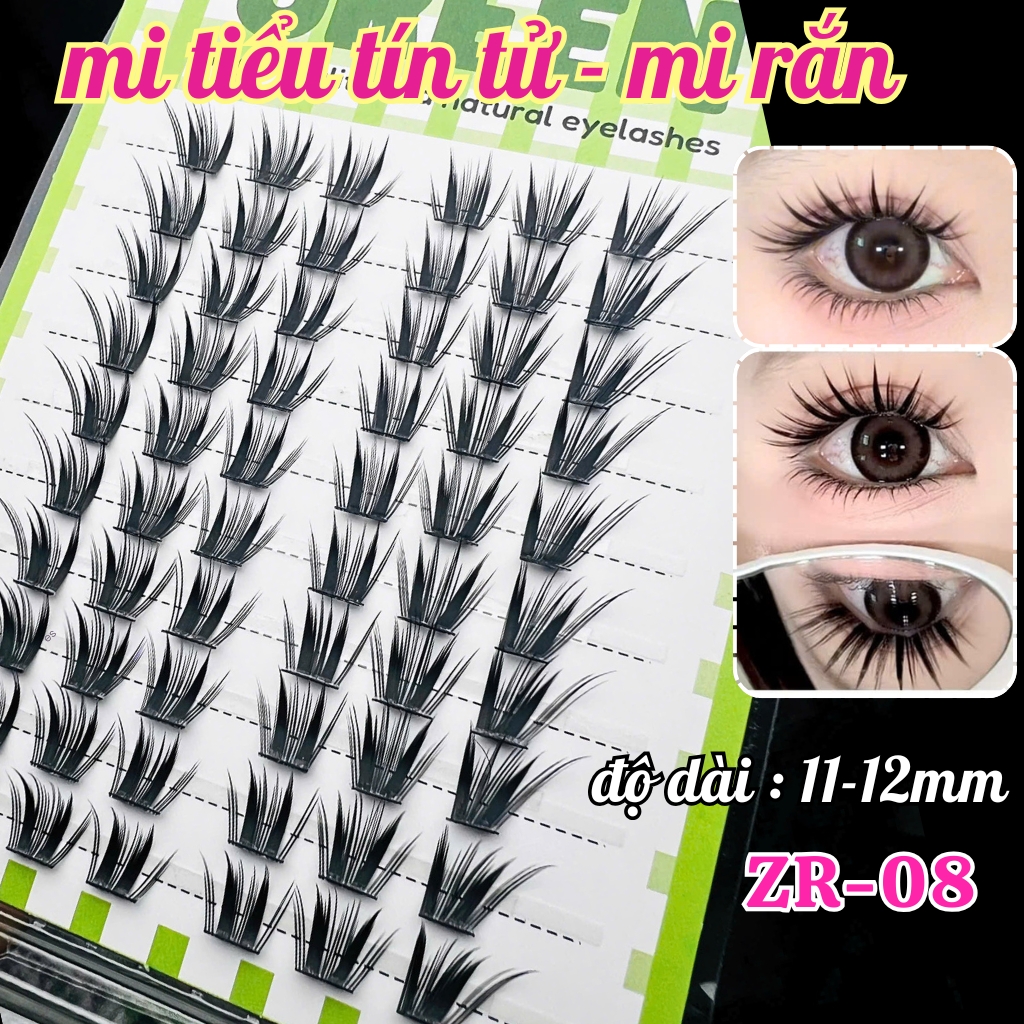 Lông Mi Giả Mi Chùm Chùm Green