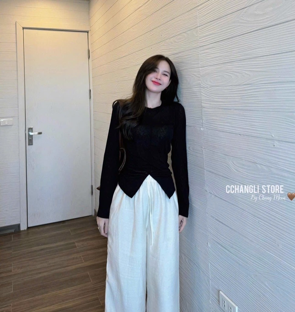 ÁO DÀI TAY BASIC VẠT TÔM NỮ THU ĐÔNG (XẢ 39k)