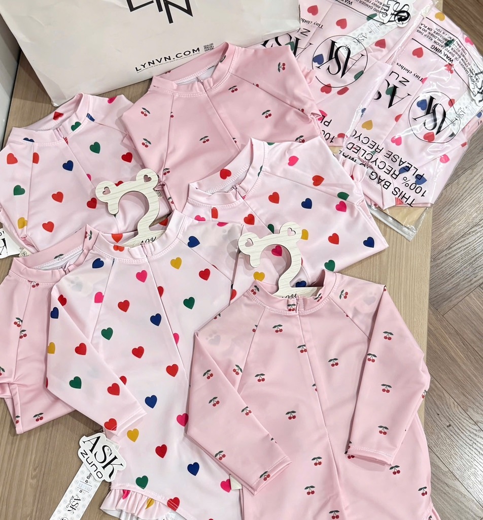 SET 2 BỘ BƠI BÉ GÁI SẴN (SALE 95k)
