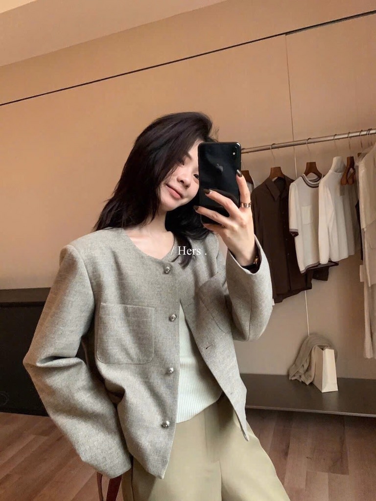ÁO DẠ TWEET HERS 3 MÀU NỮ THU ĐÔNG