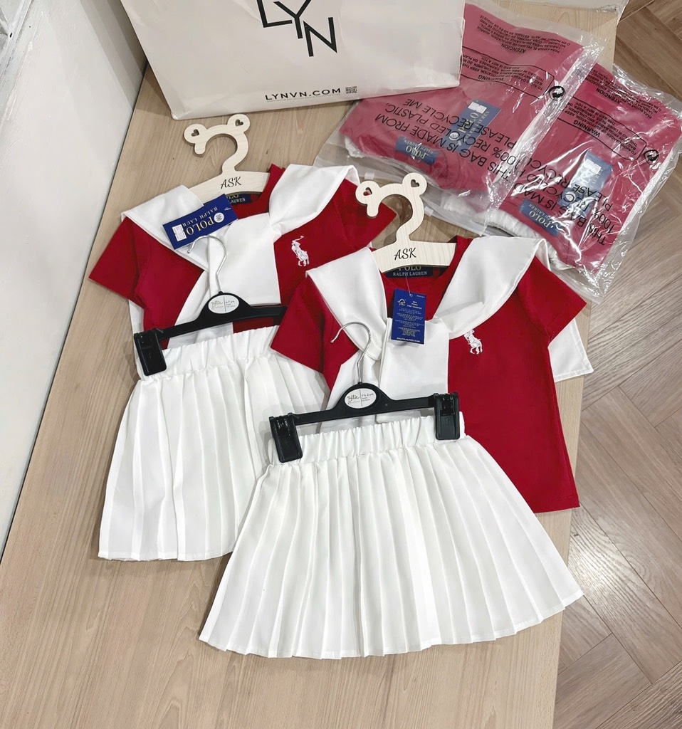 SET VÁY 3 CHI TIẾT SIÊU CƯNG CHO BÉ GÁI (XẢ 65k)