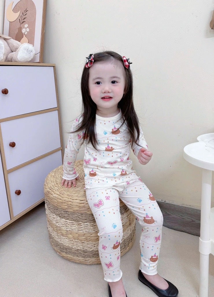 SET 3 BỘ DÀI KITTY TĂM KẺ HỒNG TÍM BÉ GÁI