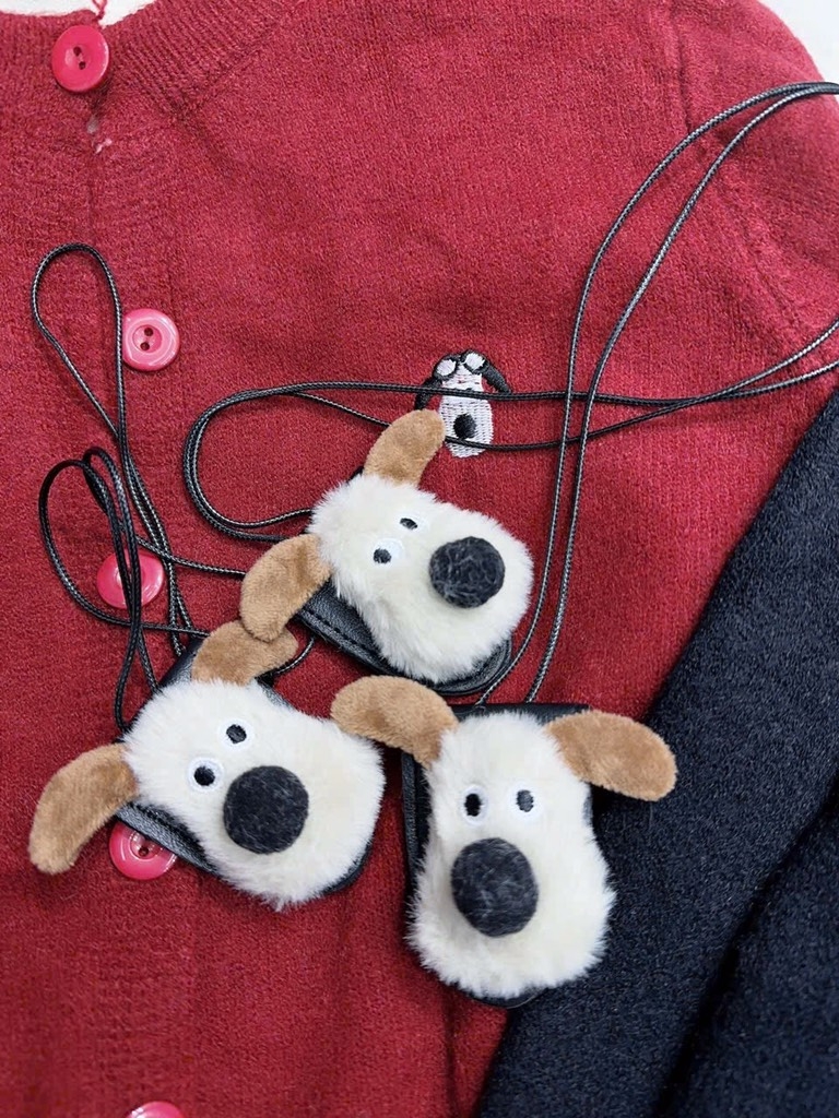 ÁO LEN CADIGAN KÈM GẤU QC NỮ