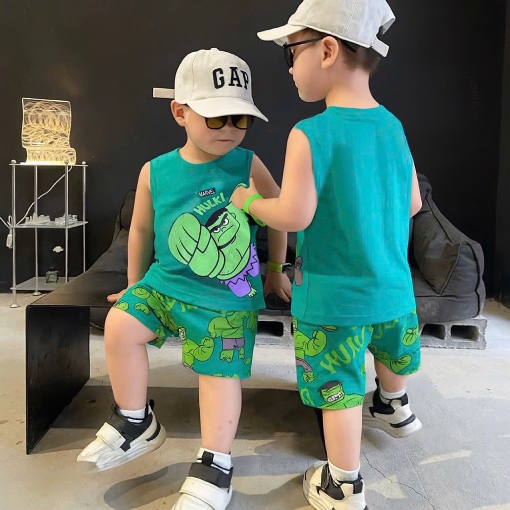 SET 3 BỘ NHỆN - CAPTION - HULK BÉ TRAI SẴN