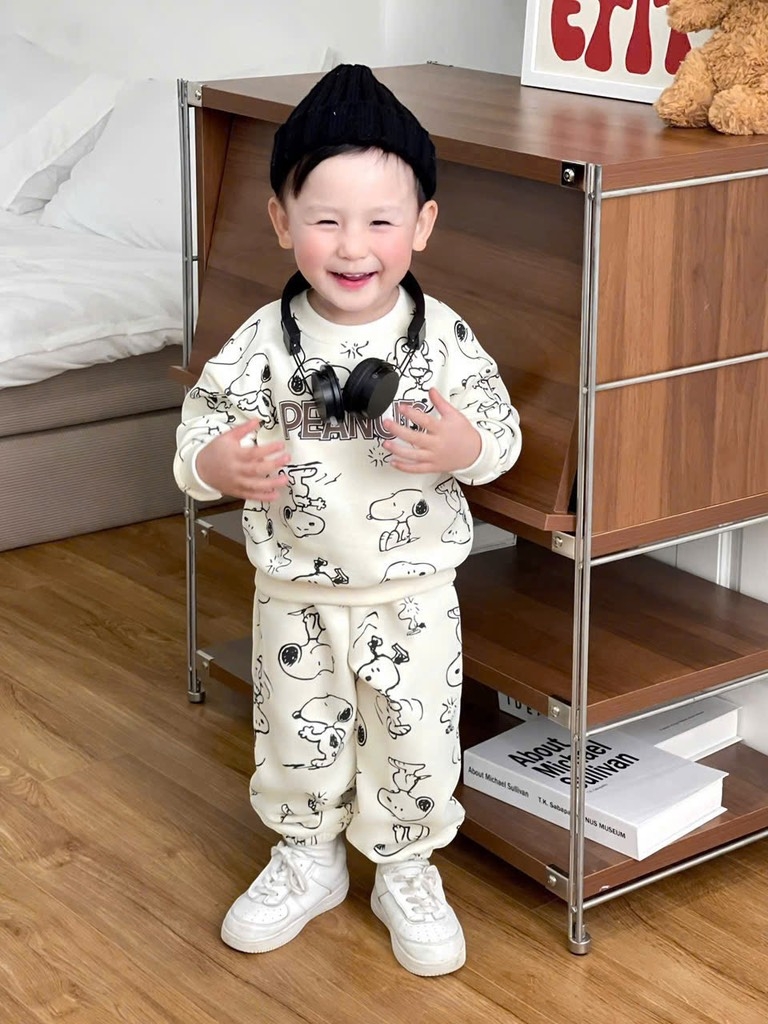 SET DÀI HAI DA CHÚ CHÓ PEANUTS BÉ TRAI
