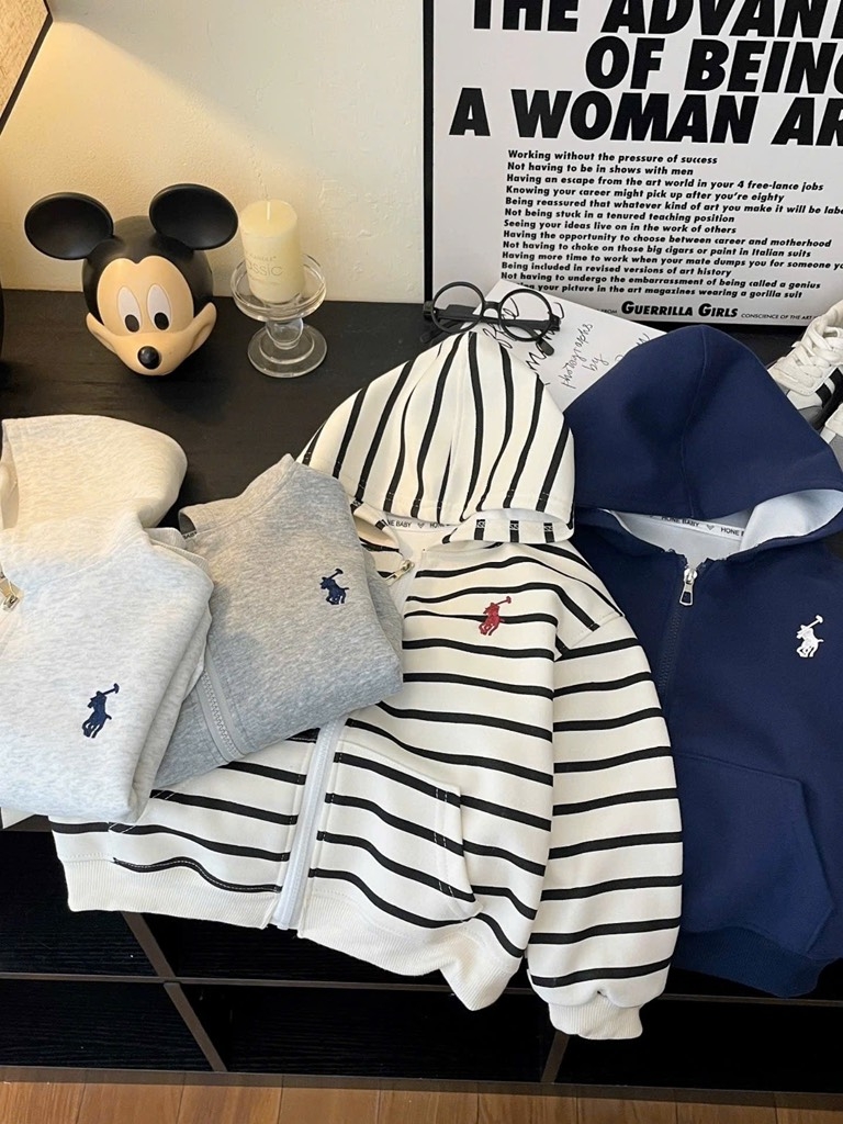 ÁO KHOÁC NỈ MŨ DÀI HOODY HAI DA BÉ TRAI