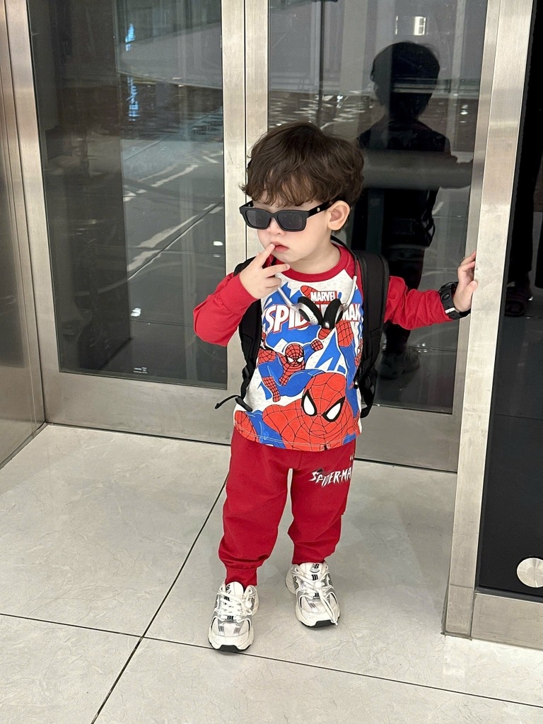 SET 2 BỘ DÀI NGƯỜI NHỆN – MARVAL TONE ĐỎ XANH BÉ TRAI SẴN