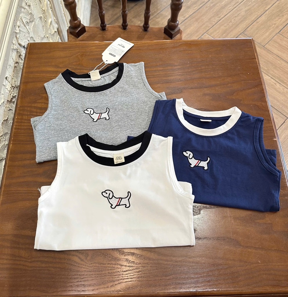SET 2 ÁO BA LỖ CHÓ BÉ TRAI