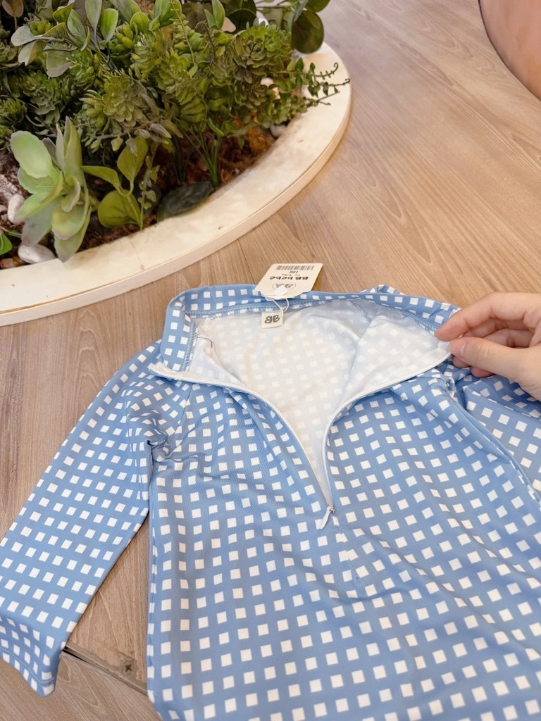ĐỒ BƠI KẺ CARO CHO BÉ TRAI BÉ GÁI SẴN (XẢ 30k)