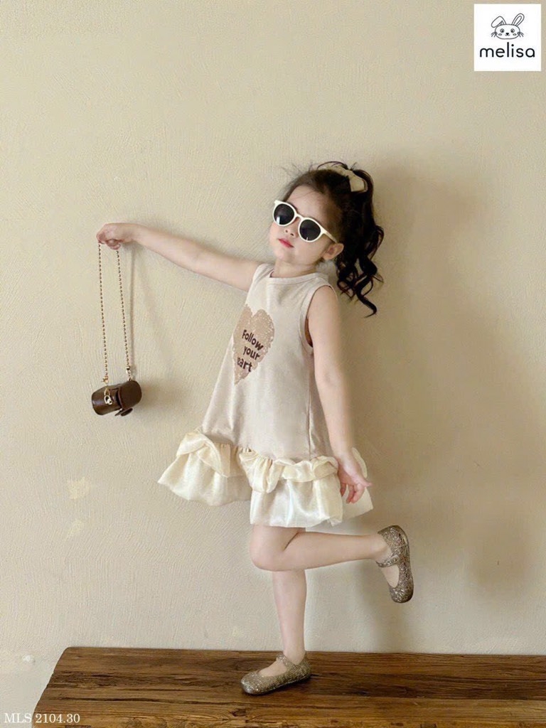VÁY SÁT NÁCH PHỐI BÈO BÉ GÁI SẴN