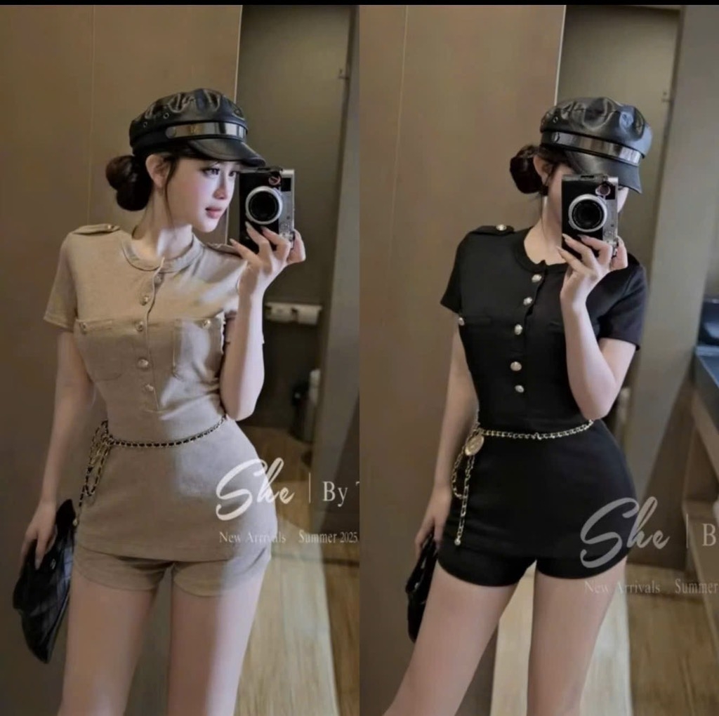 SET ÁO QUẦN BODY KÈM XÍCH NỮ(xả 135k)