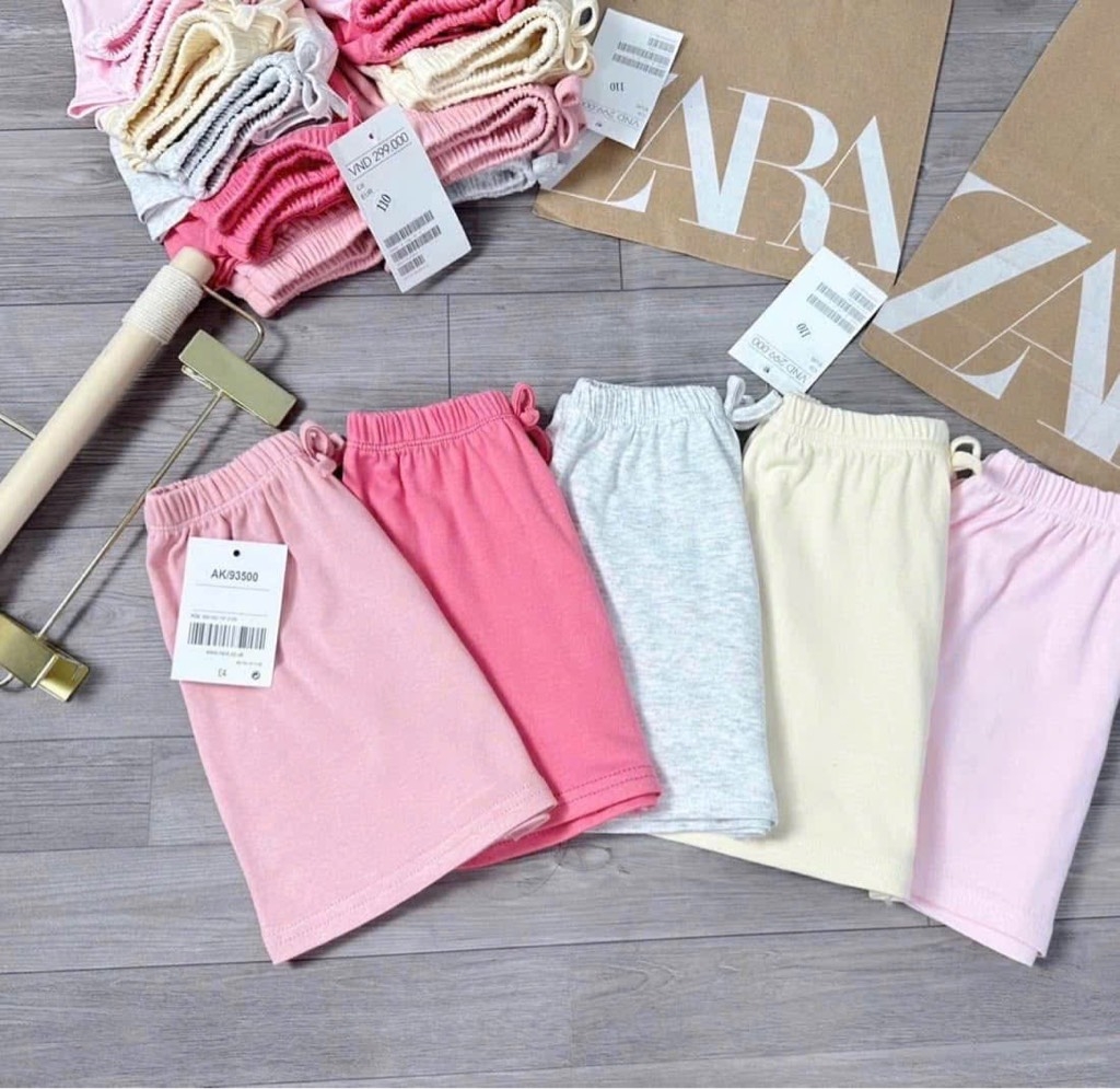 SET 5 QUẦN PASTEL TONE HỒNG BE GHI BÉ GÁI