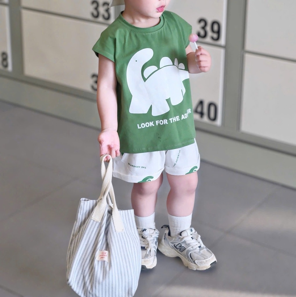 SET KHỦNG LONG XANH BÉ TRAI SẴN