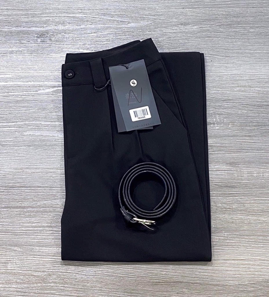 QUẦN BAGGY VẢI ĐỈA TO KÈM ĐAI(xả 50k)