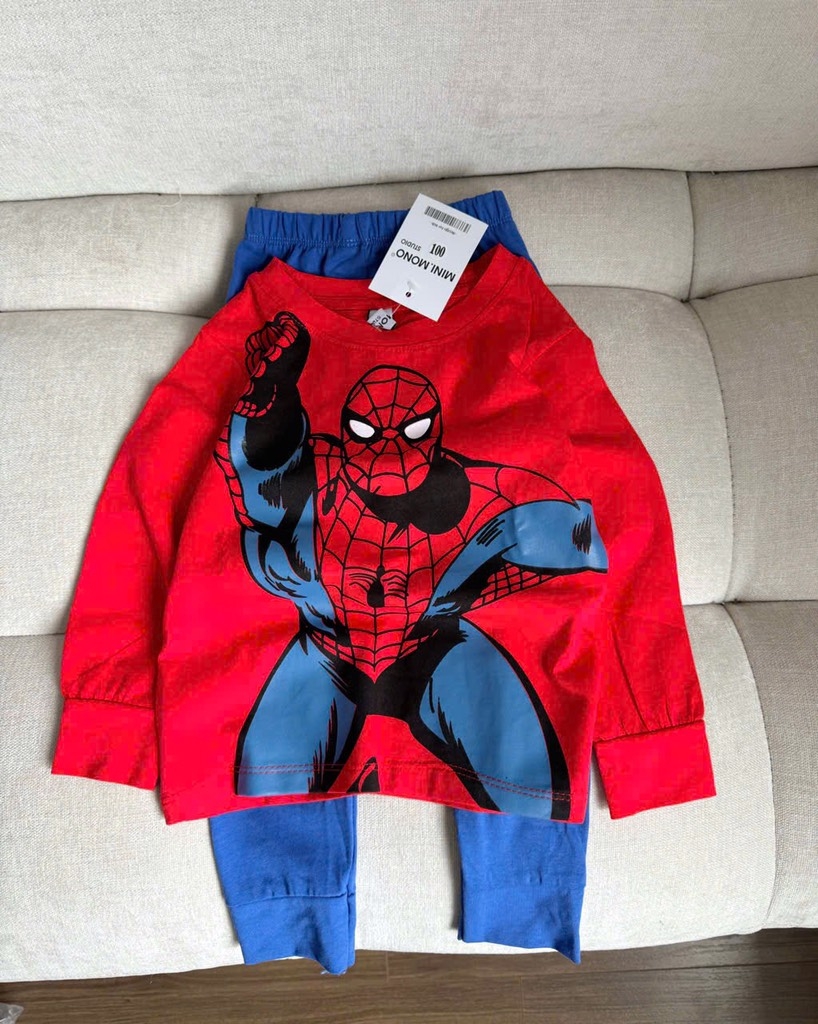 SET HAI BỘ NHỆN AMAZING BÉ TRAI