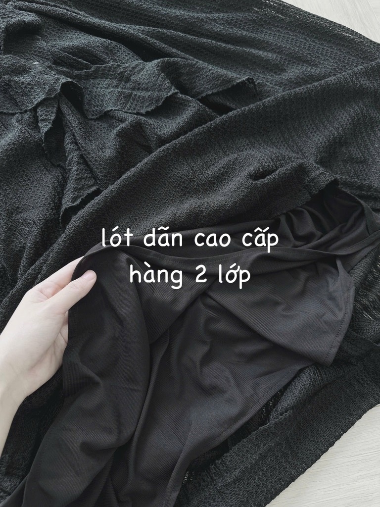 VÁY REN LI EO HOA XOÈ NỮ( xả 159k)
