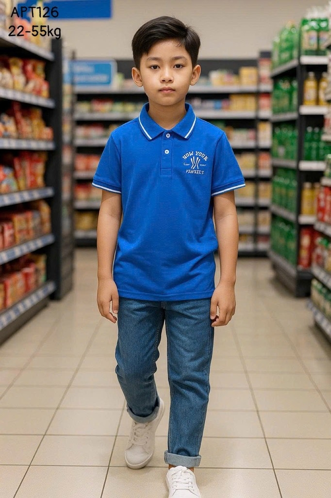 ÁO POLO CHO CÁC BÉ TRAI SZ ĐẠI