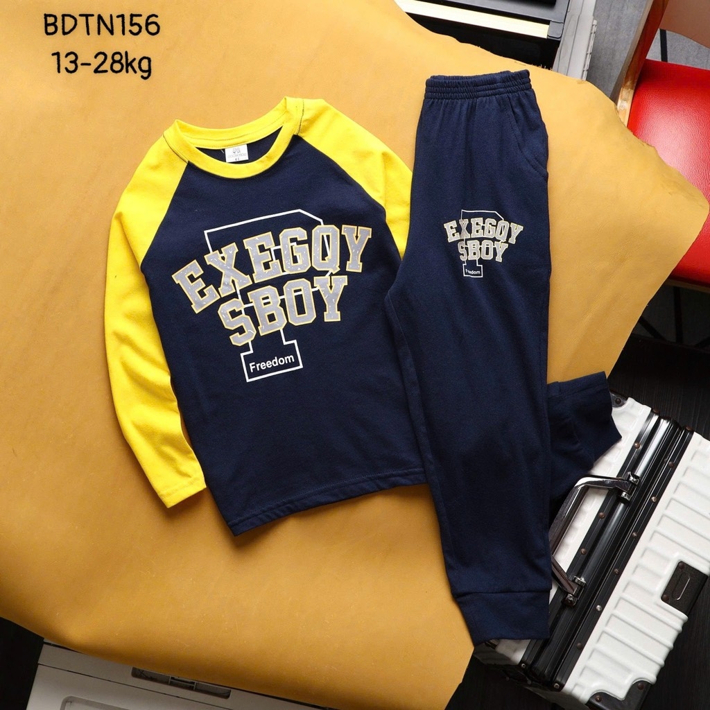 BỘ DÀI THUN COTTON NHÍ BÉ TRAI ĐẠI