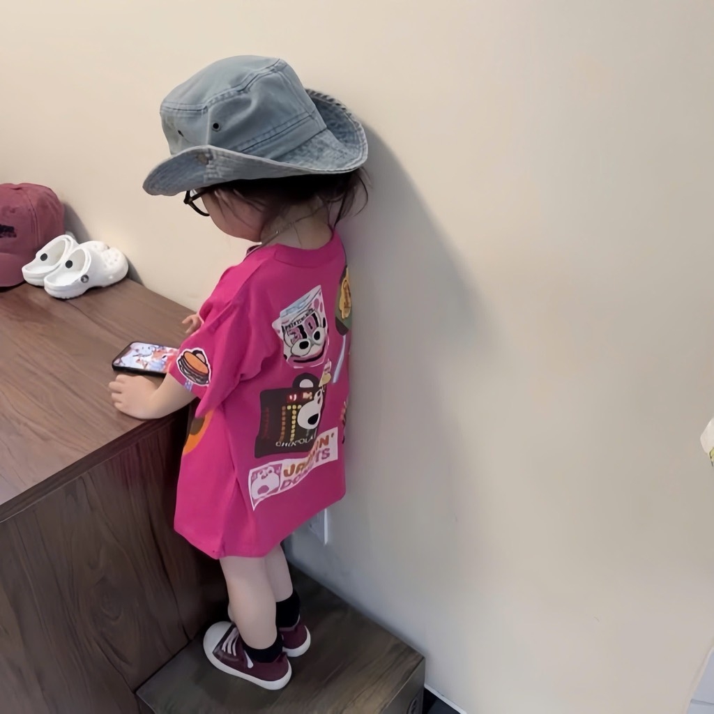 SET DONOUTS QUẦN XÁM BÉ GÁI