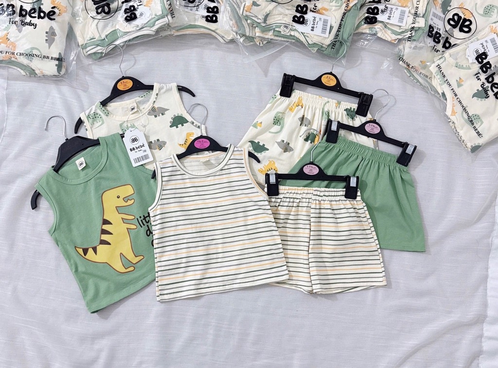 SÉT 3 BỘ BA LỖ KHỦNG LONG BÉ TRAI