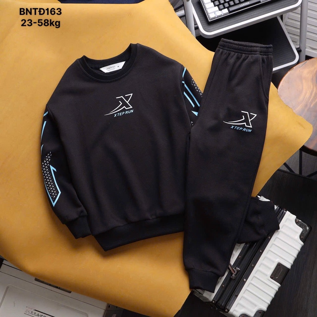 SIÊU PHẨM BỘ NỈ DA CÁ XUẤT BÉ TRAI – SIZE ĐẠI