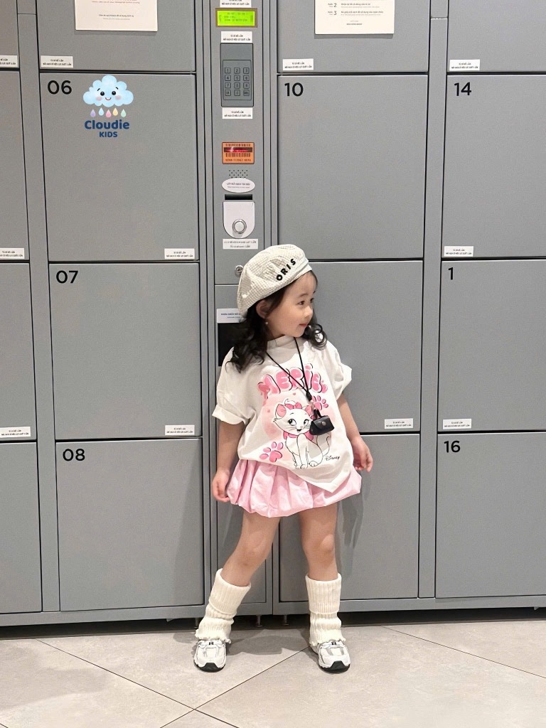 SET VÁY BÍ MÈO BÉ GÁI ( xả 35k)