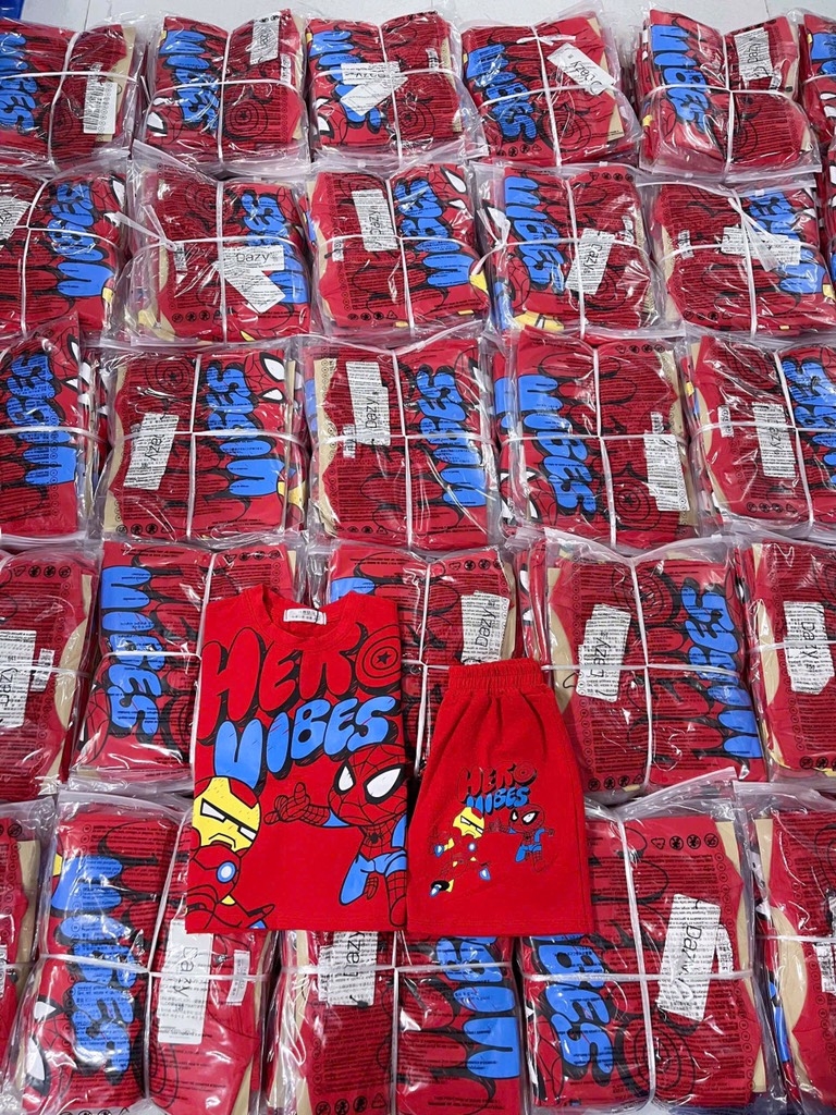 BỘ HERO ĐỎ SIÊU NHÂN NHỆN BÉ TRAI NEW 2025