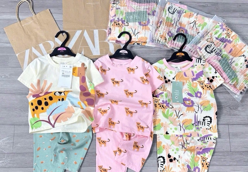 SÉT 3 BỘ NGỐ CỘC ANIMALS BÉ TRAI BÉ GÁI