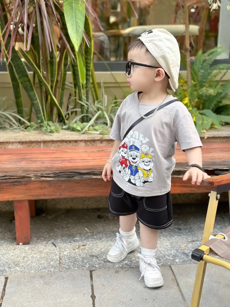 SET BỘ CHÚ CHÓ CỨU HỘ XÁM BÉ TRAI (SALE 59k)