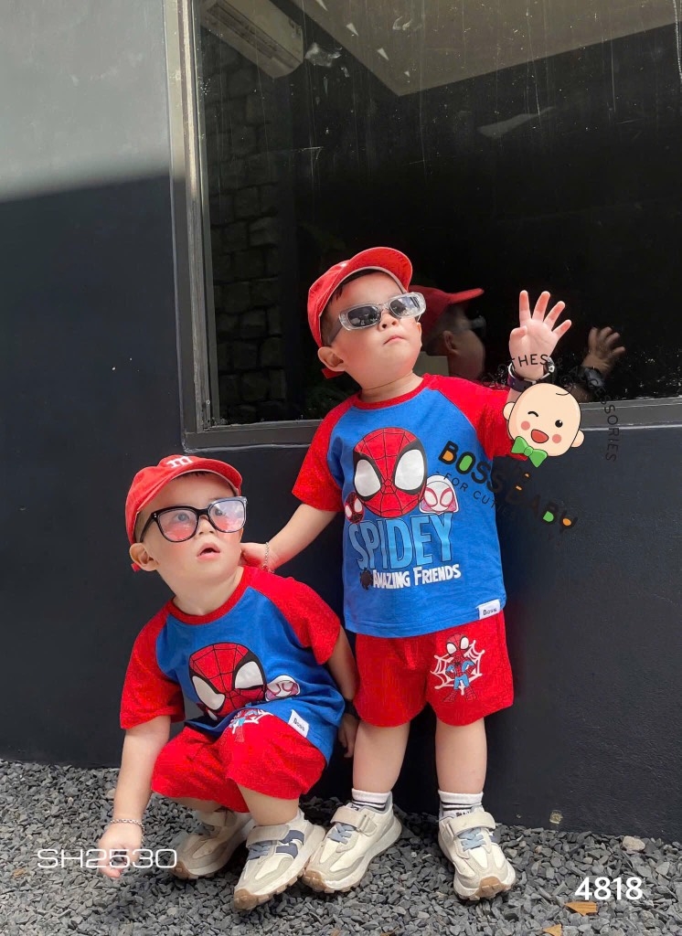 SET CỘC SPIDEY DƯƠNG ĐỎ BÉ TRAI SẴN (XẢ 39k)