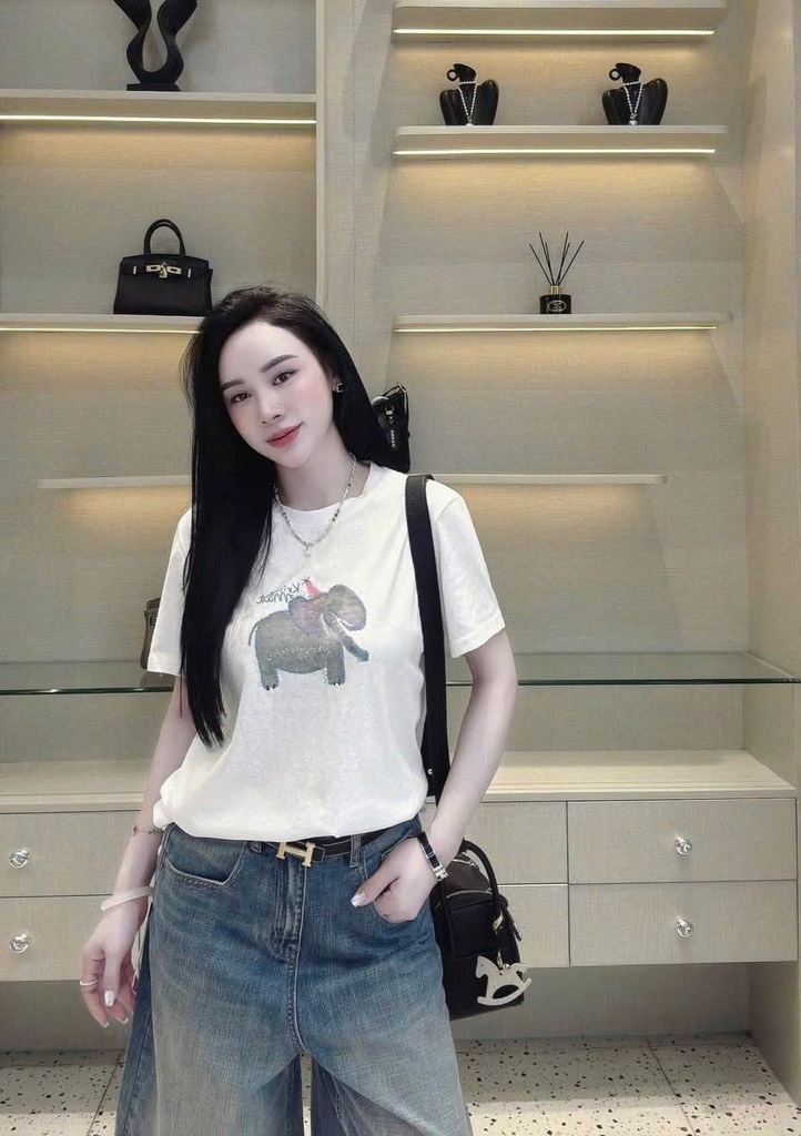 SET NGỐ JEANS NỮ CHÂN RUA MIX PHÔNG GIẤY VOI SẴN