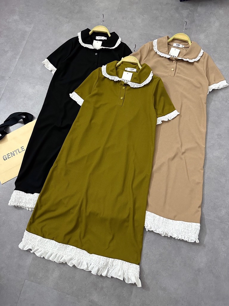 VÁY SUÔNG VIỀN BÈO THIỂU THƯ-XẢ 65k