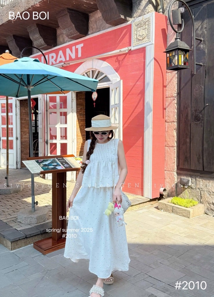 SET CHẤM BI ÁO LY NGỰC HOT HIT NỮ