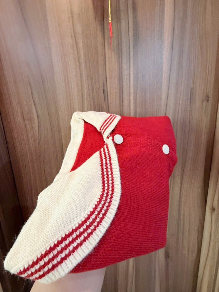 ÁO LEN CARDIGAN 2 MÀU CỔ THUỶ THỦ NỮ THU ĐÔNG SẴN