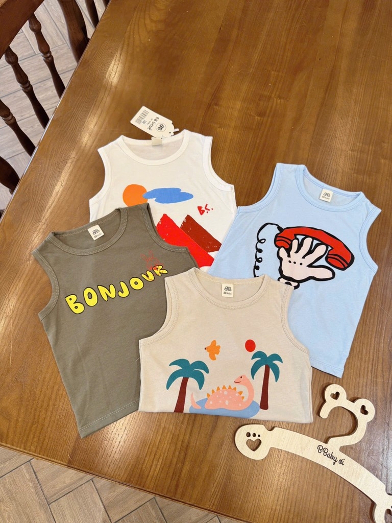 SET 4 SÁT NÁCH COTTON BÉ TRAI SẴN (SALE 79k)