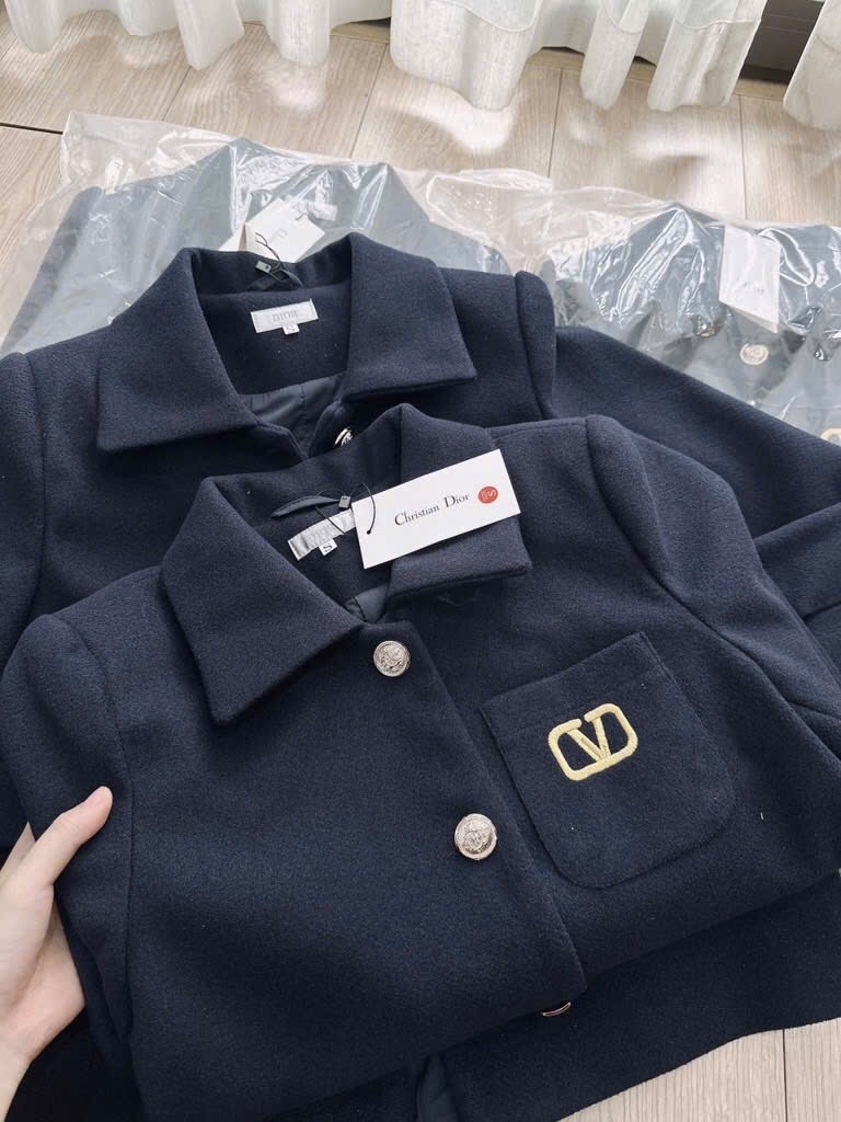 ÁO DẠ CD 2 LỚP CÚC ĐỒNG NỮ THU ĐÔNG