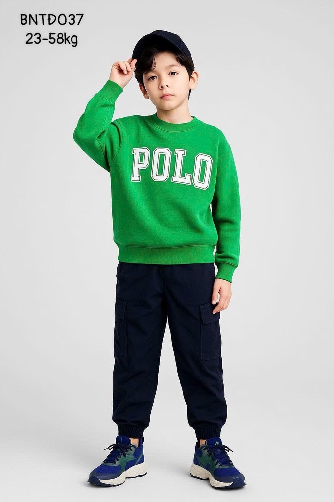 BỘ DÀI NỈ TOMY POLO SIZE ĐẠI BÉ TRAI