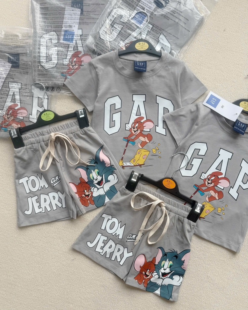 BỘ GAP XÁM MÈO CHUỘT BÉ TRAI