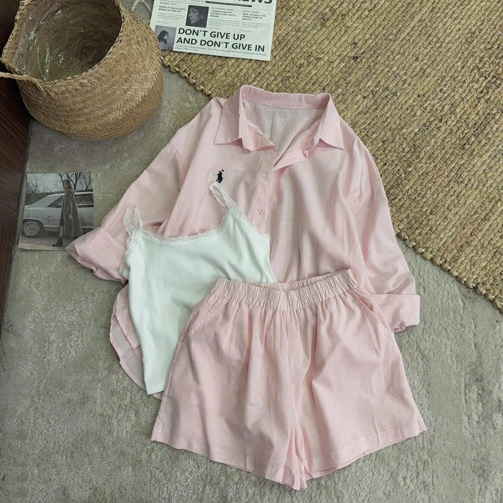 SET CỘC  3 CHI TIẾT HỒNG NỮ SẴN