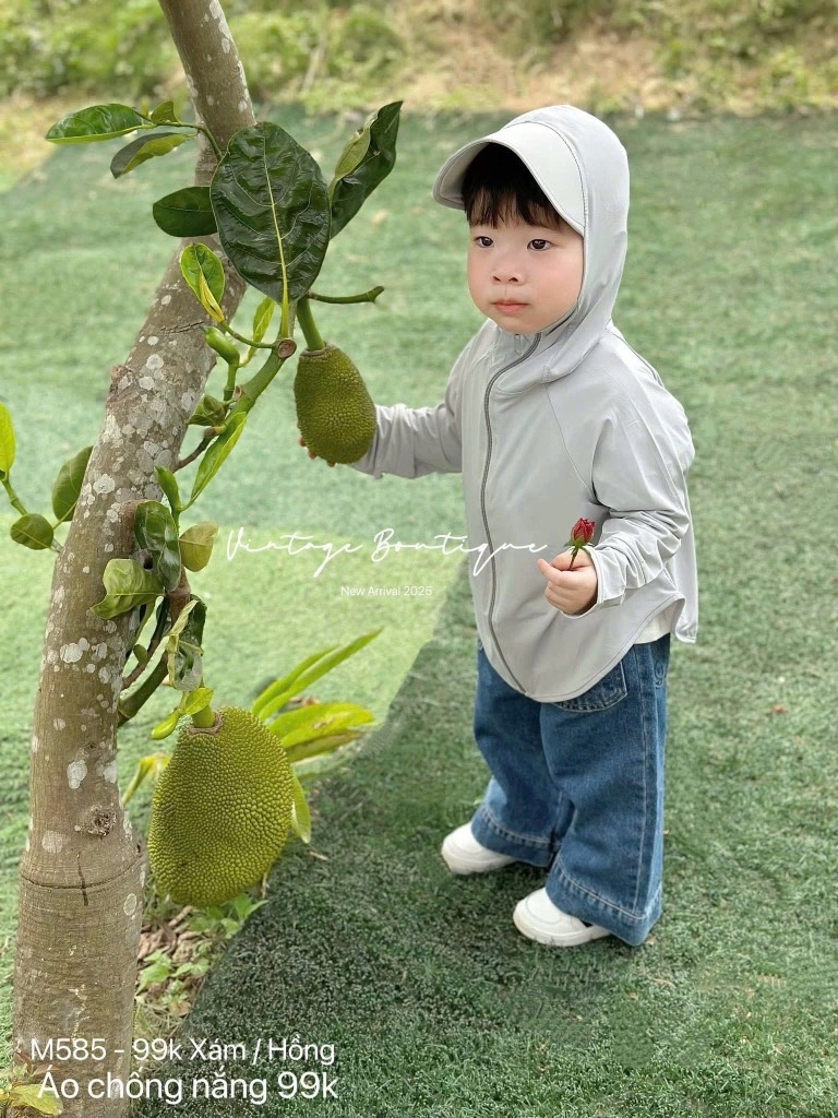ÁO CHỐNG NẮNG 2 MÀU CHO BÉ TRAI BÉ GÁI SẴN (SALE 39k)