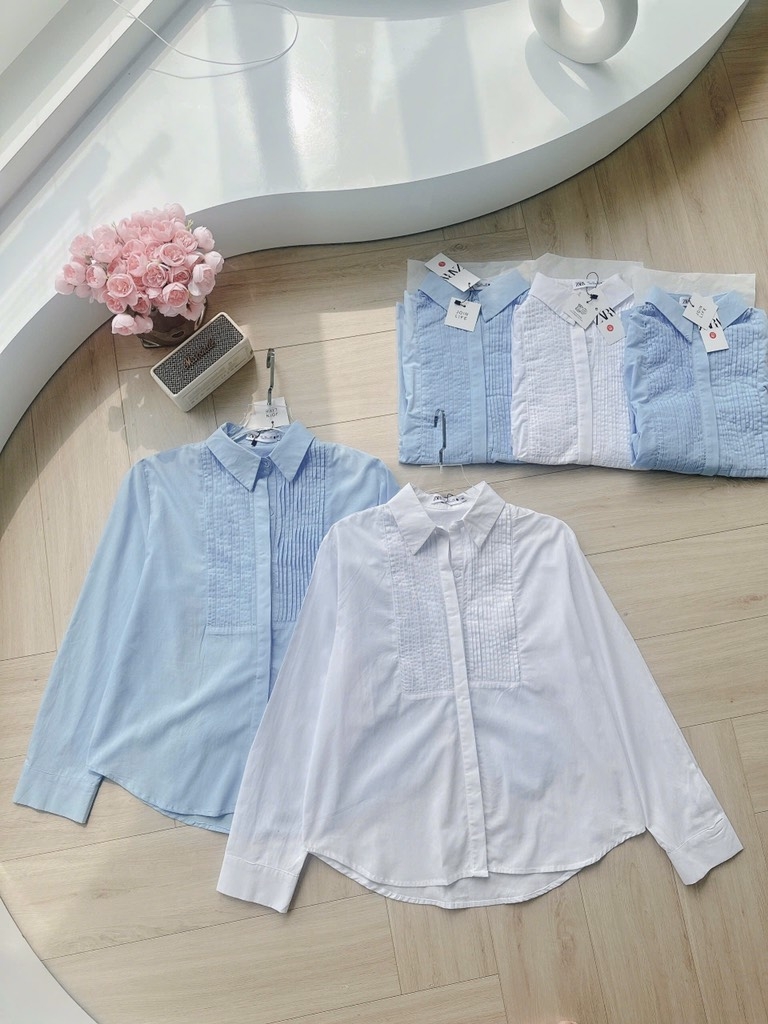 ÁO SƠ MI ZR LI DỌC DÀI TAY NỮ SẴN