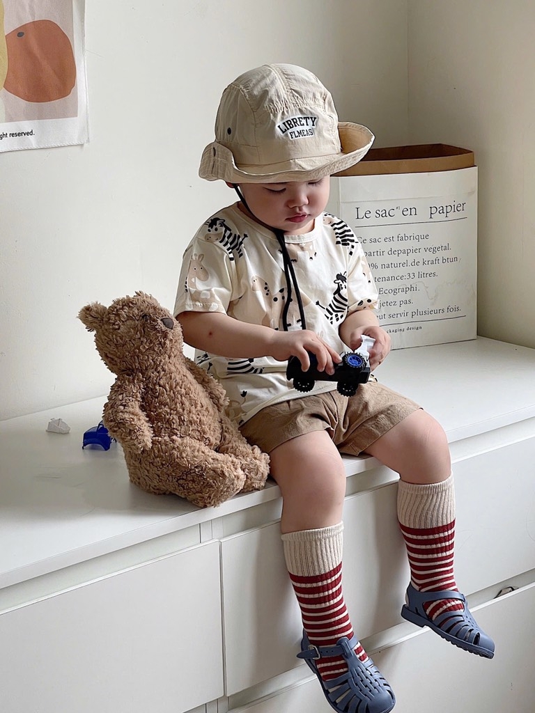 SET 3 ÁO NGỰA VẰN CHO BÉ TRAI SẴN
