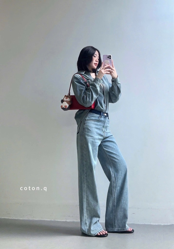 QUẦN BÒ NỮ SUÔNG CẠP ĐẬM